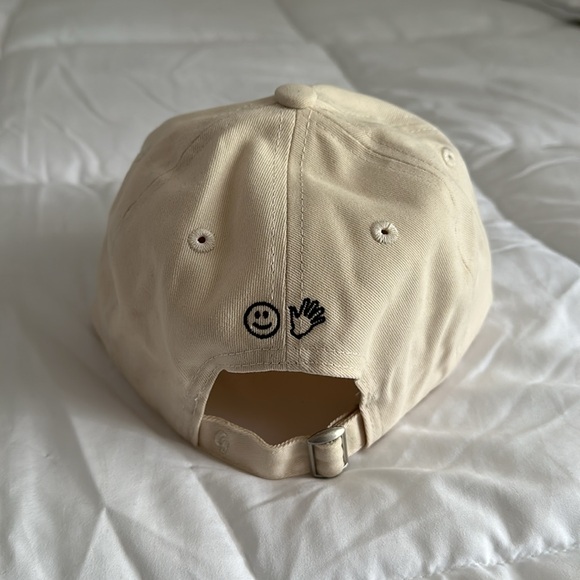 Glossier Cream Baseball Cap